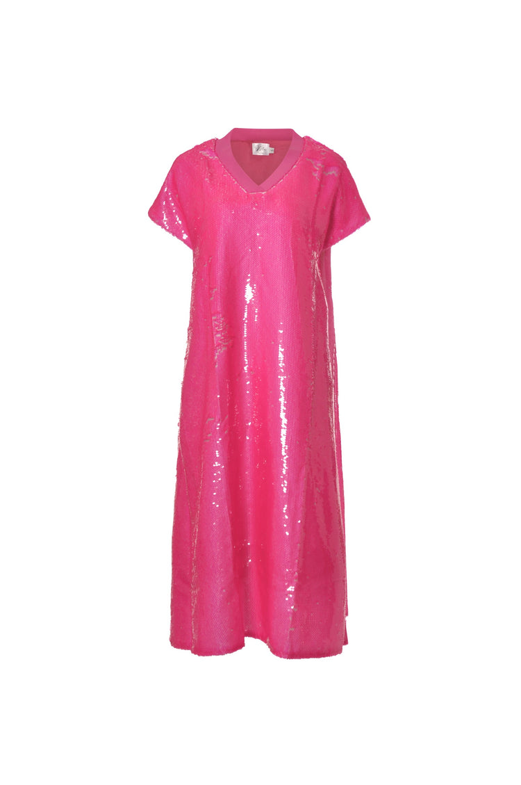 Kids - Hot Pink Sequins Dress
