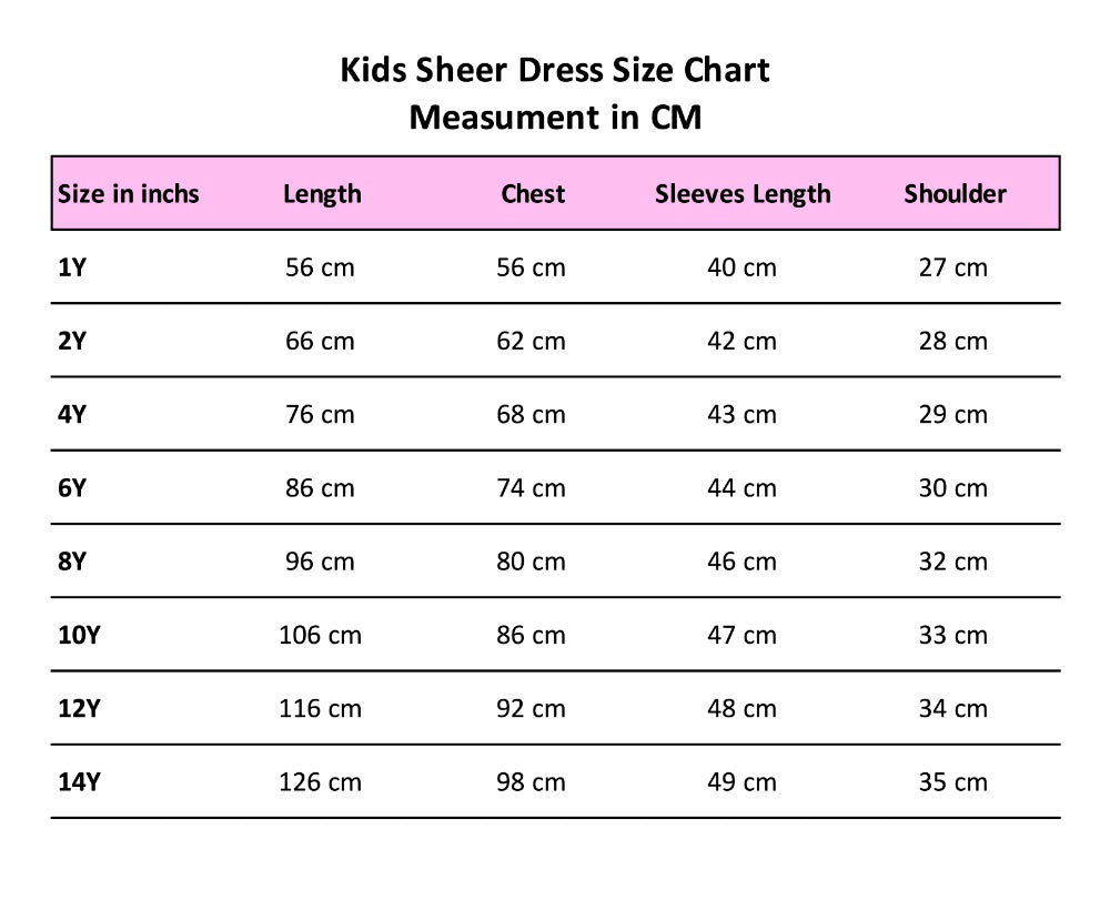 Kids Pink Sheer Dress
