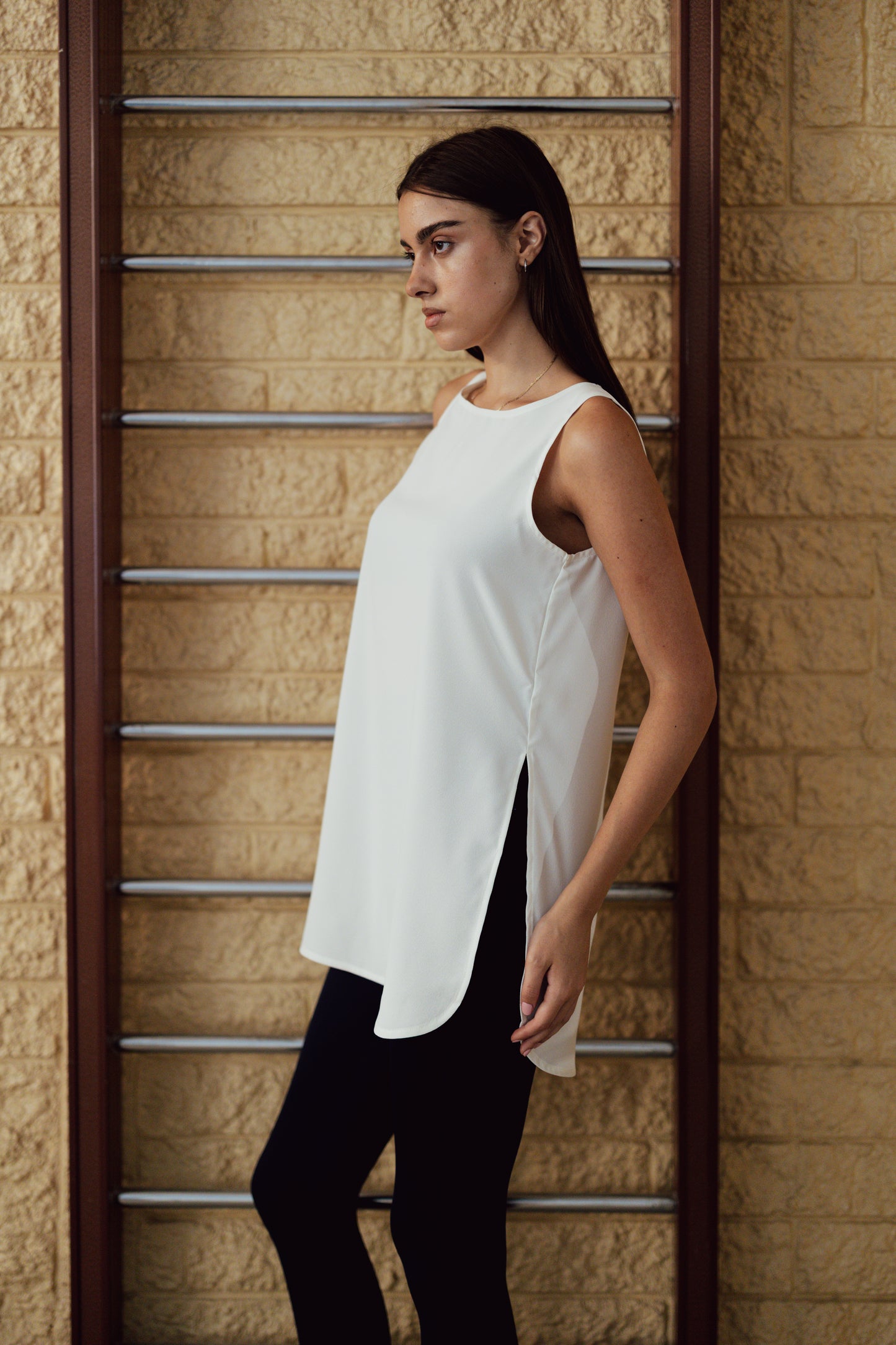 Long Top - Light Fabric - Off White