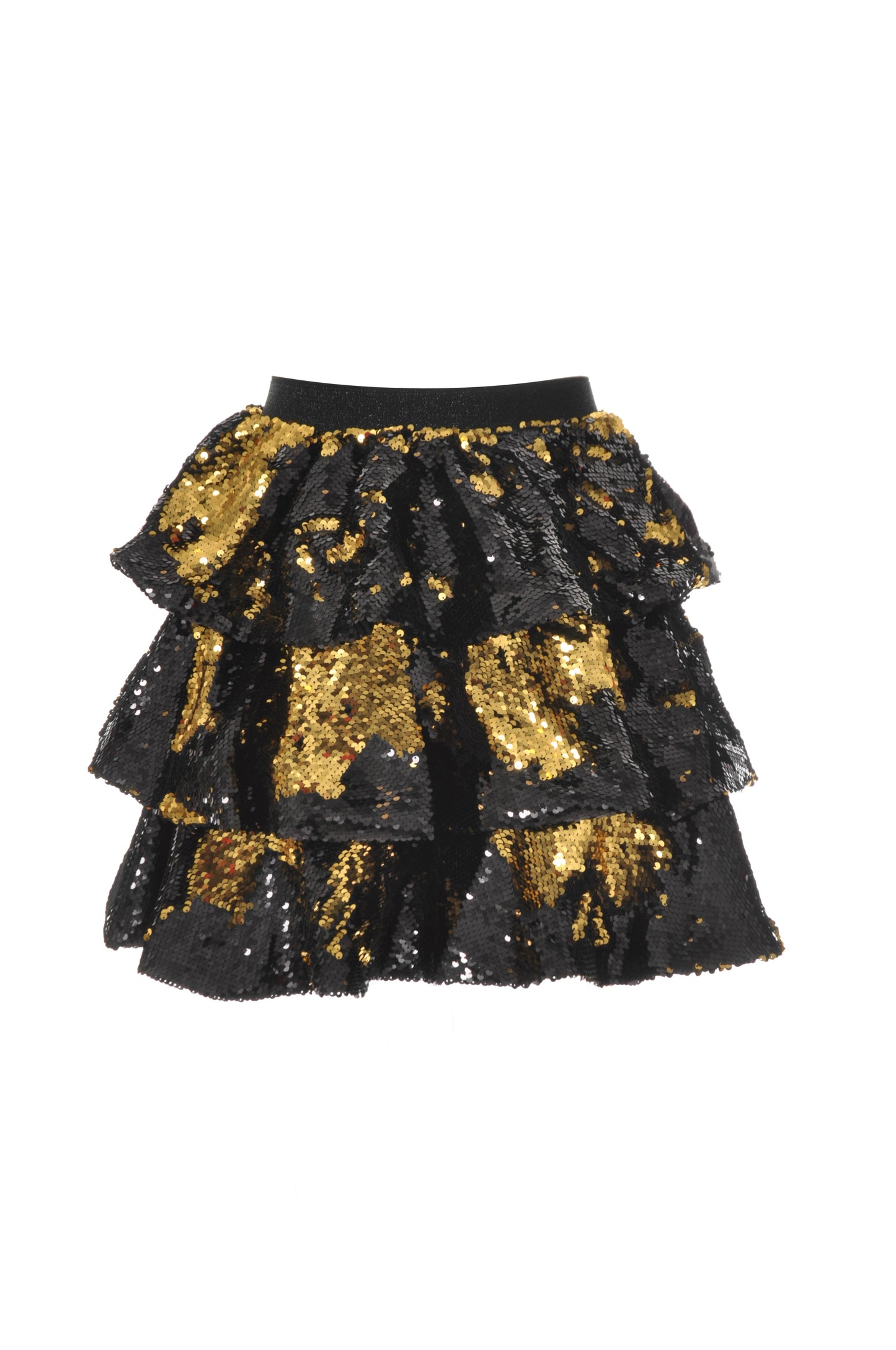Black Sequins Skirt