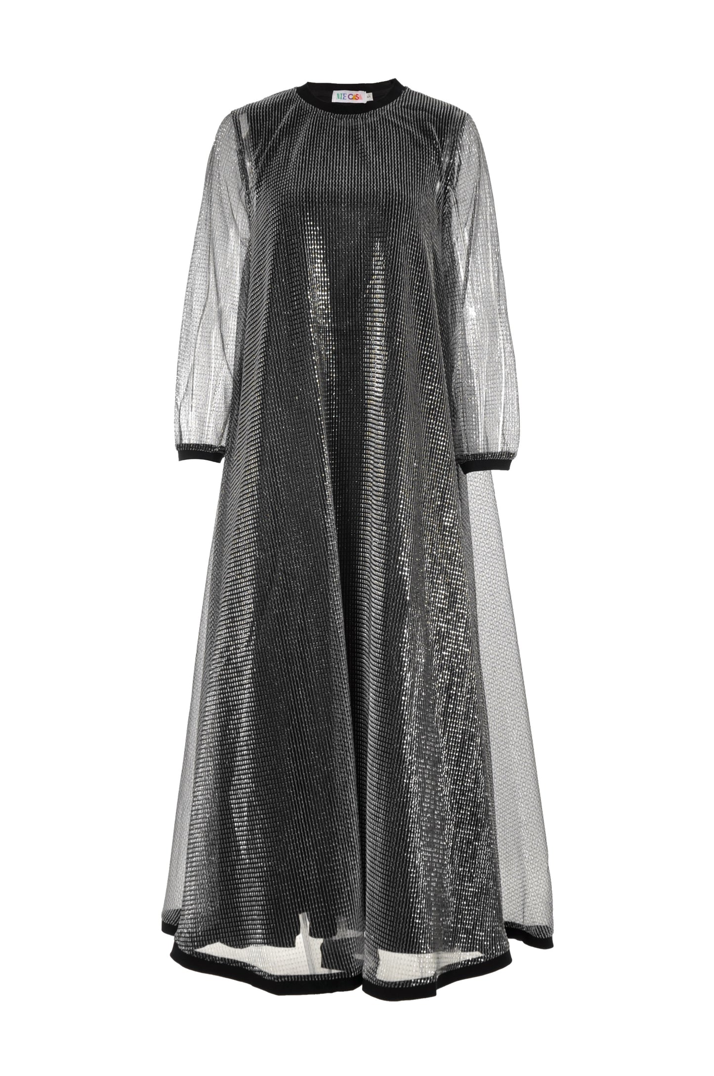 Ladies Black Sheer Dress