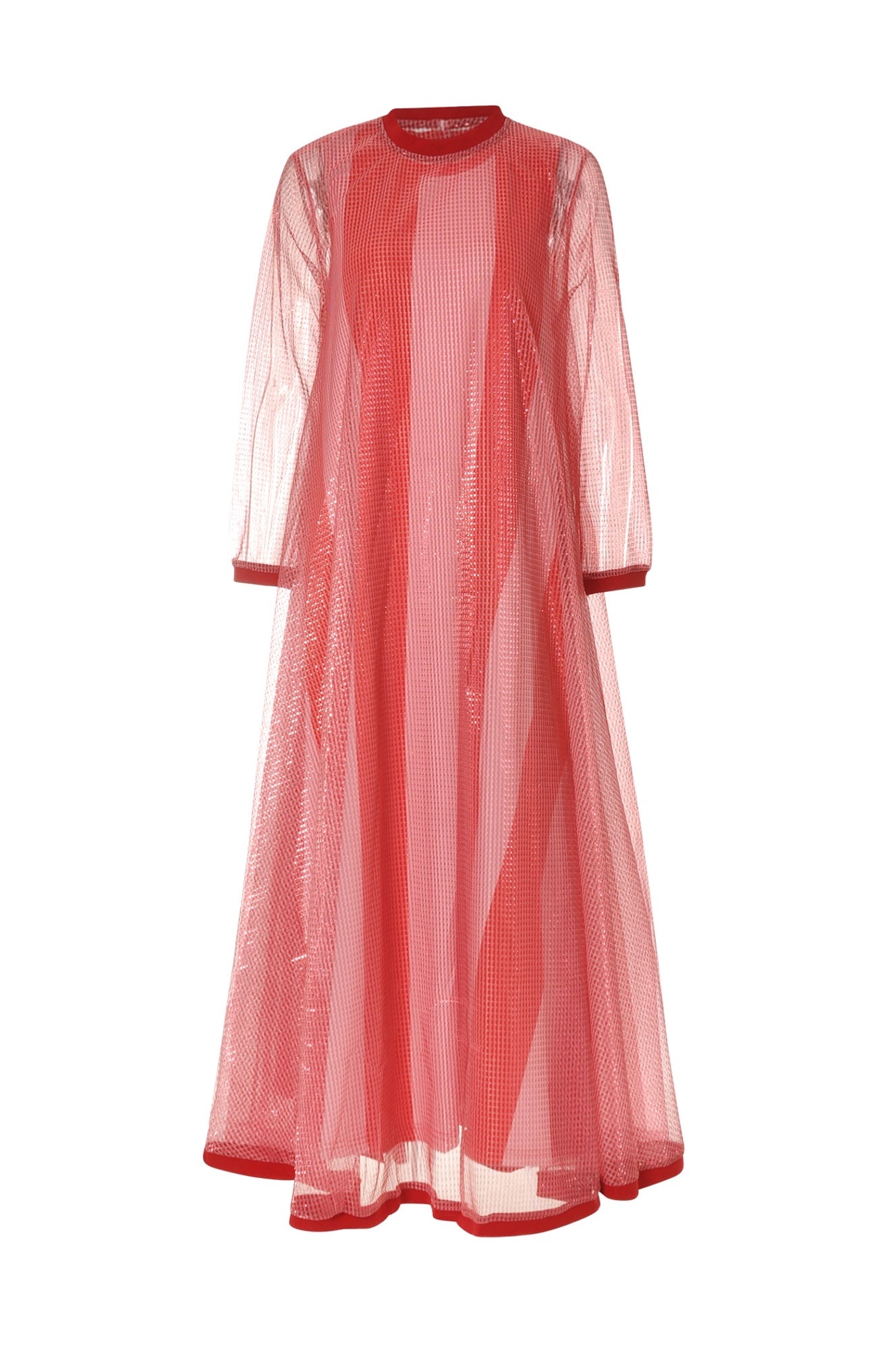 Ladies Pink Sheer Dress