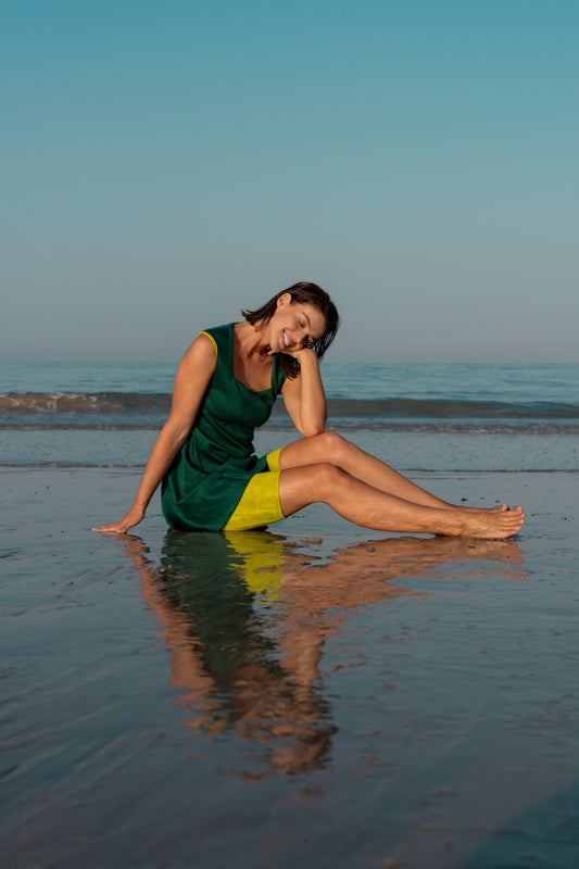 Atomic Green Swimsuit