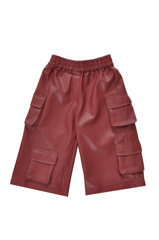 Kids Burgandy Pant