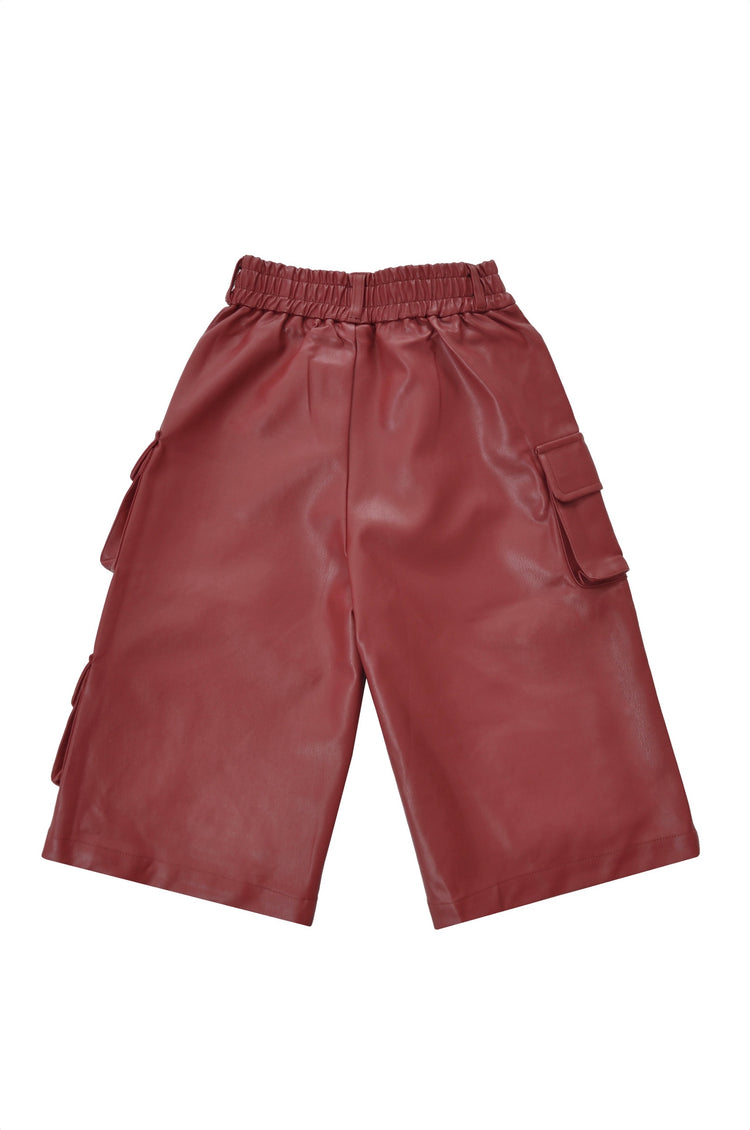 Kids Burgandy Pant