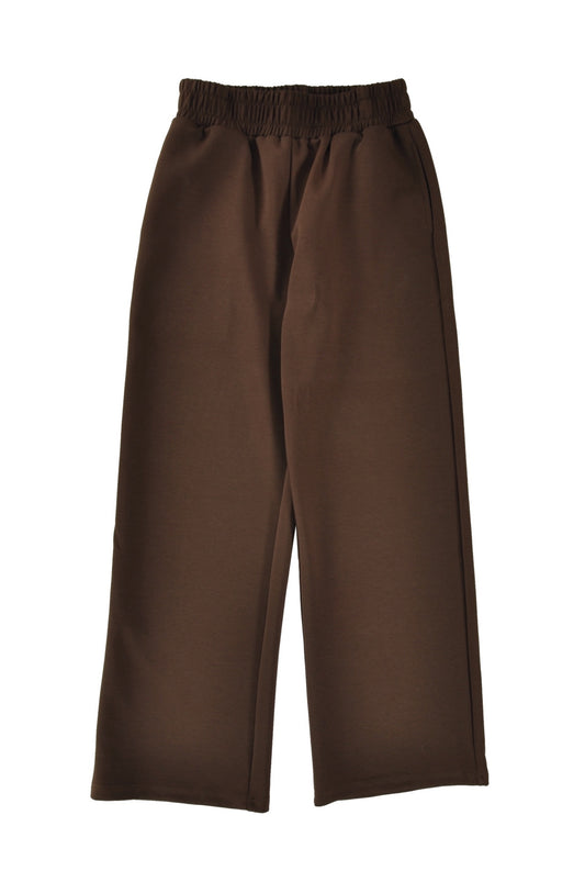 Coffee Brown Wide Leg Pants