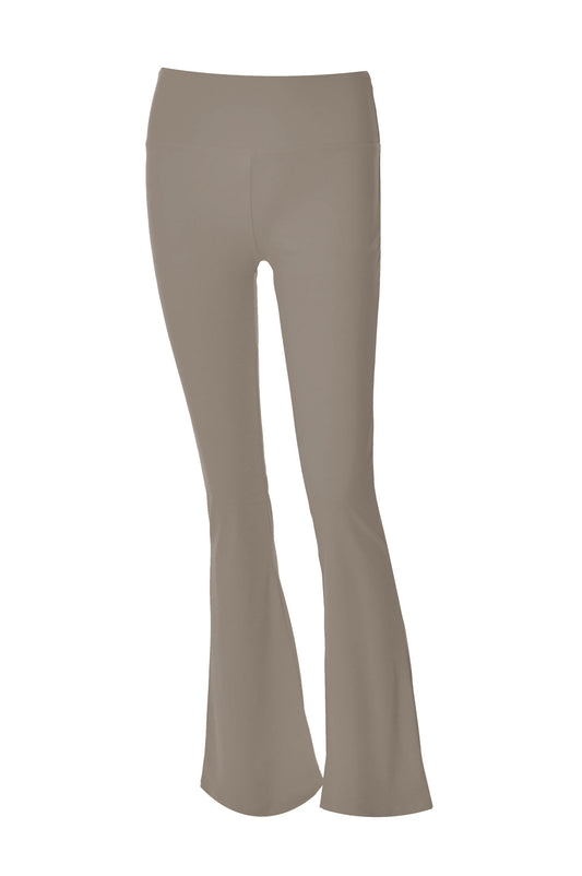Cool Taupe Flare Pants
