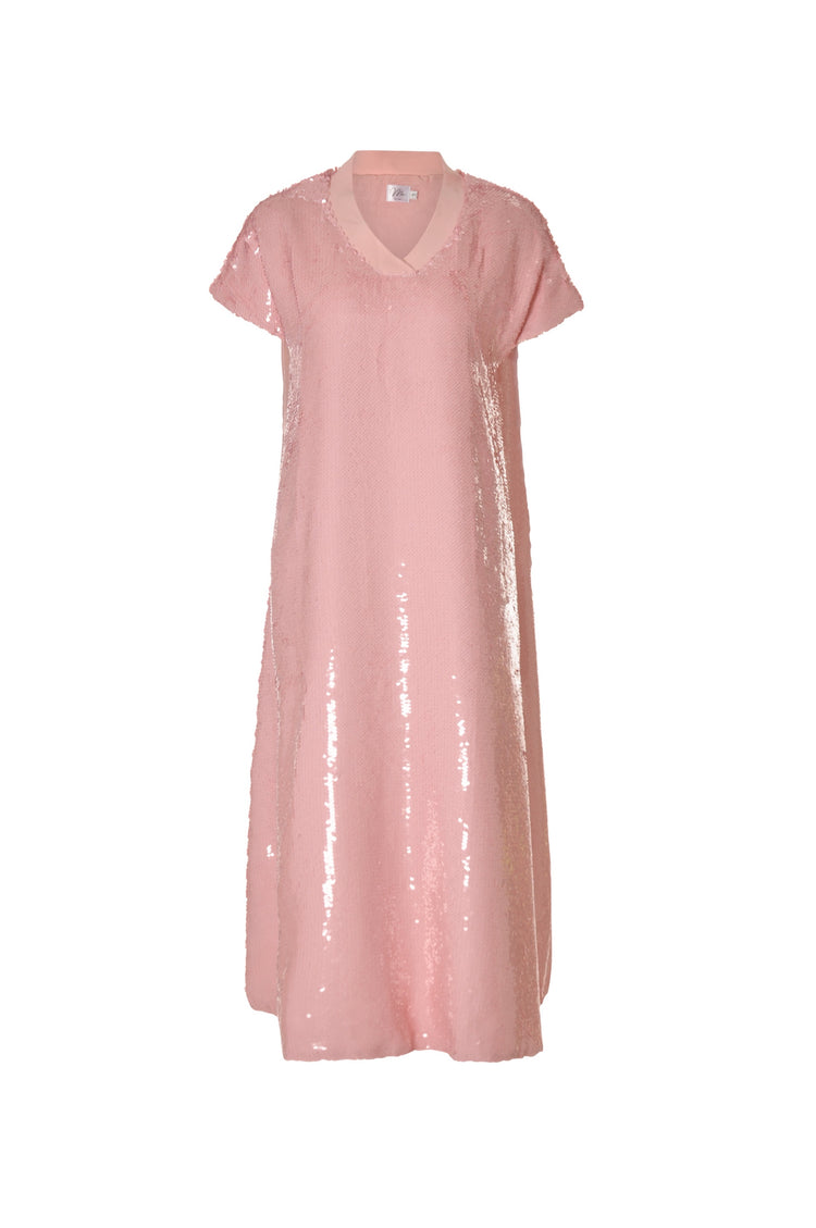 Kids - Dreamy Pink Sequins Dress