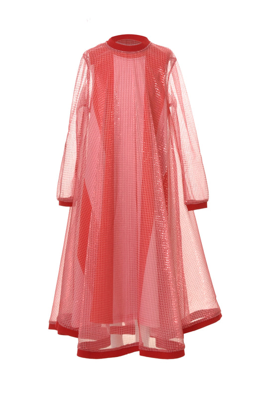 Kids Pink Sheer Dress