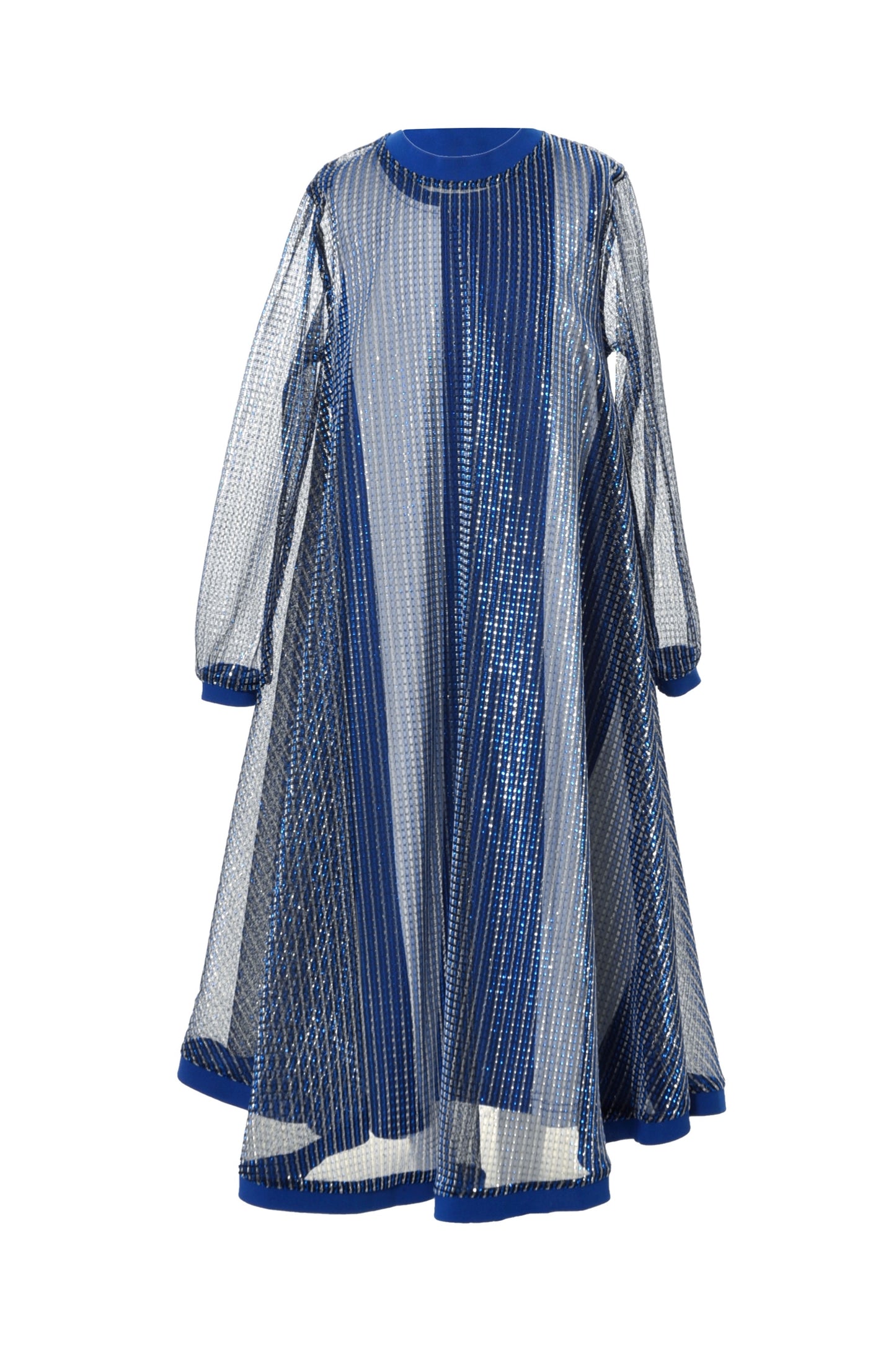 Kids Blue Sheer Dress