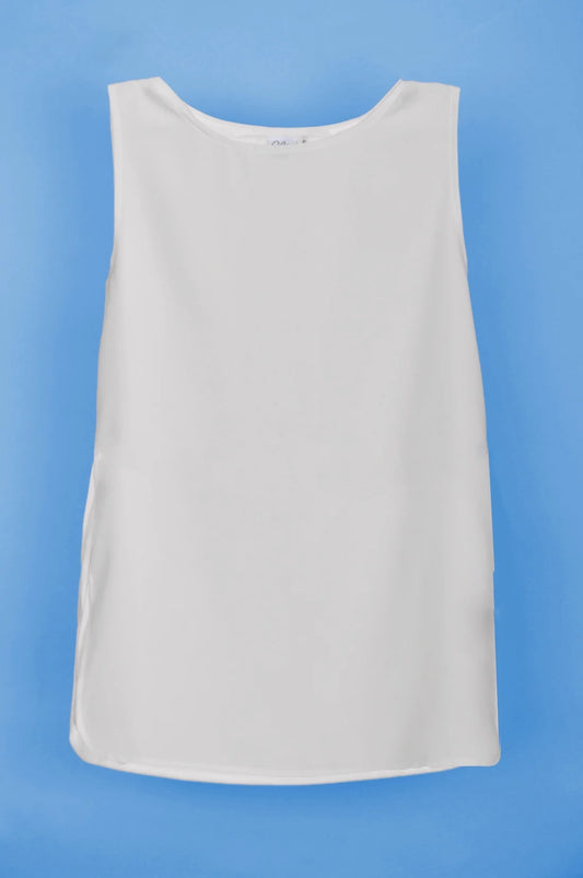 Mid Length Top - Light Fabric - Off White