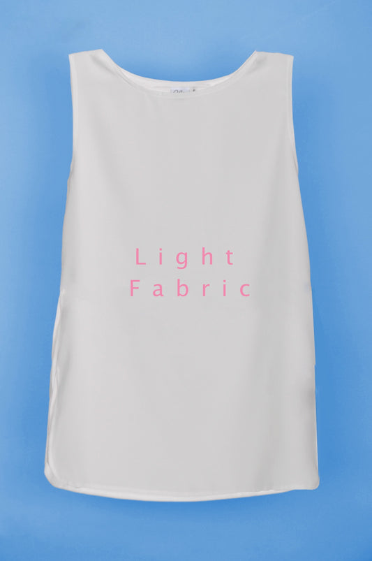 Mid Length Top - Light Fabric - Off White
