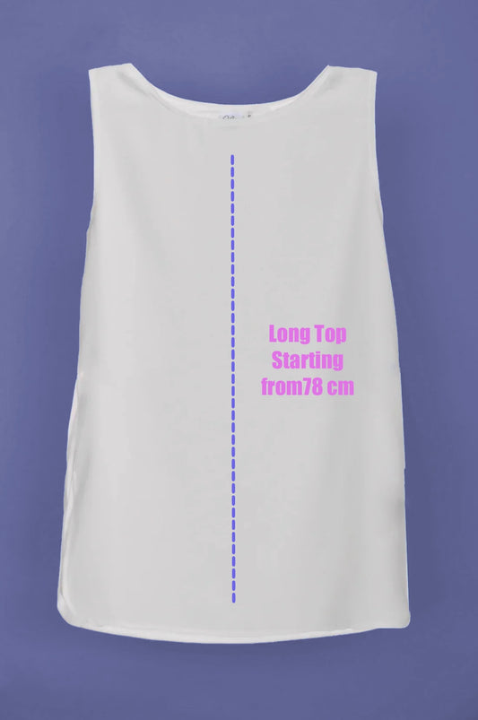 Long Top - Light Fabric - Off White