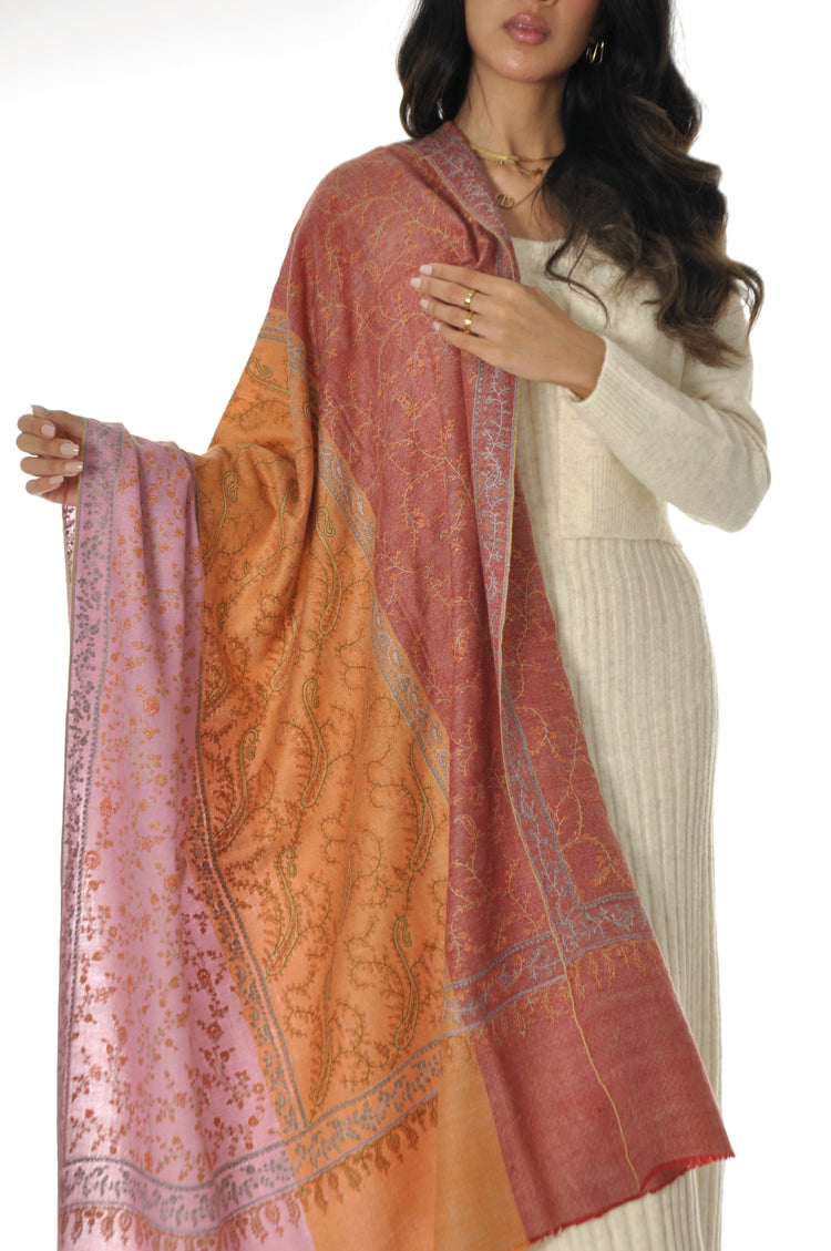 Embroidered Pashmina - 3 colors