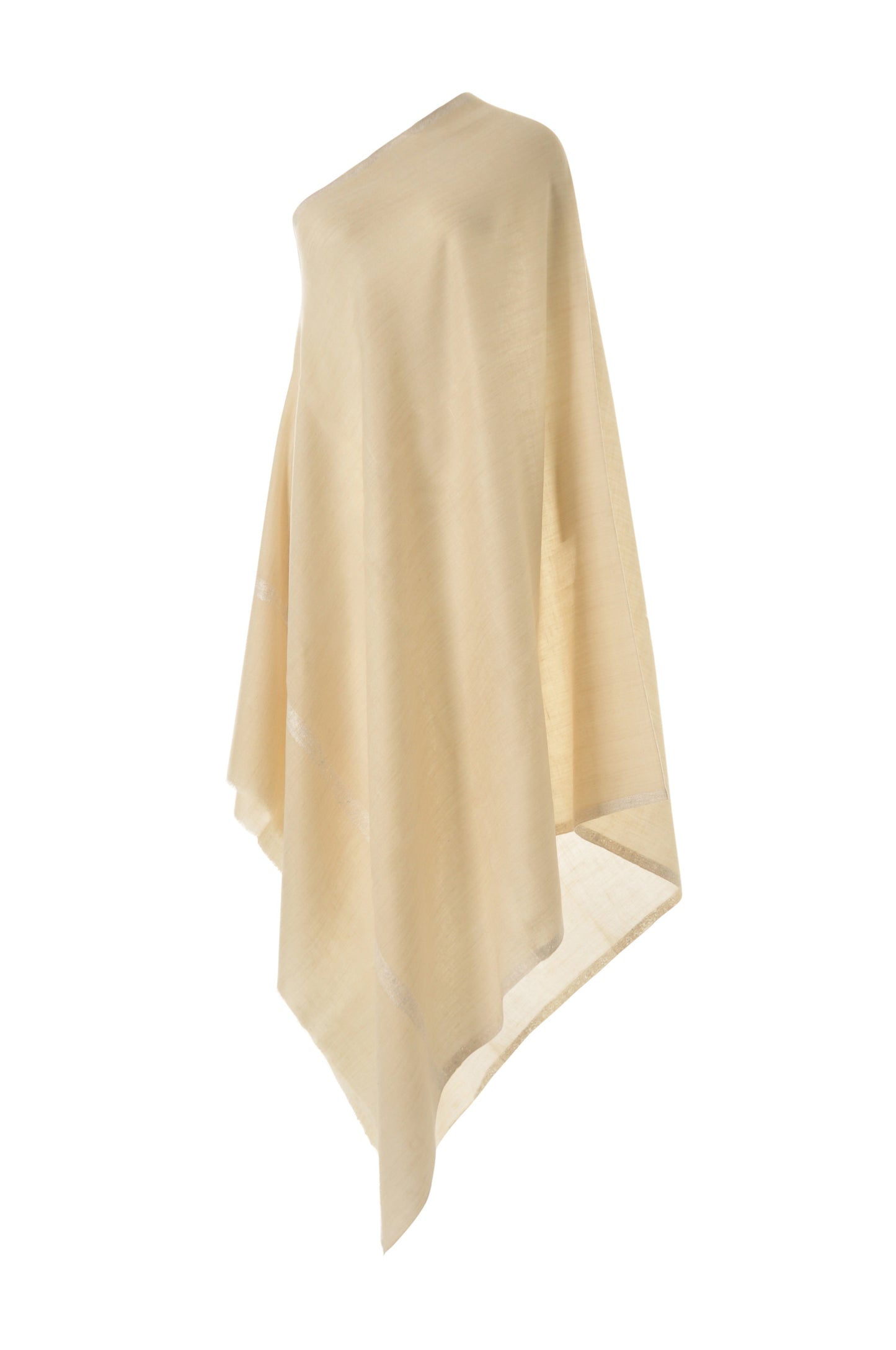 Embroidered Pashmina - Cream 2