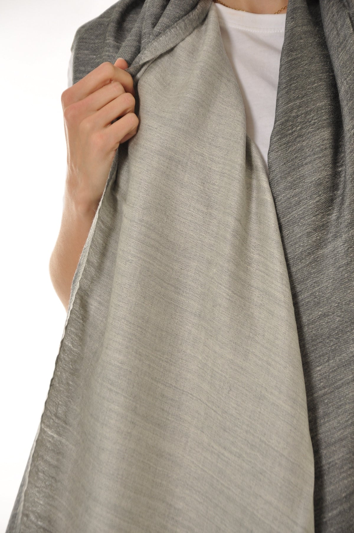 Wool Scarf - Dark Grey