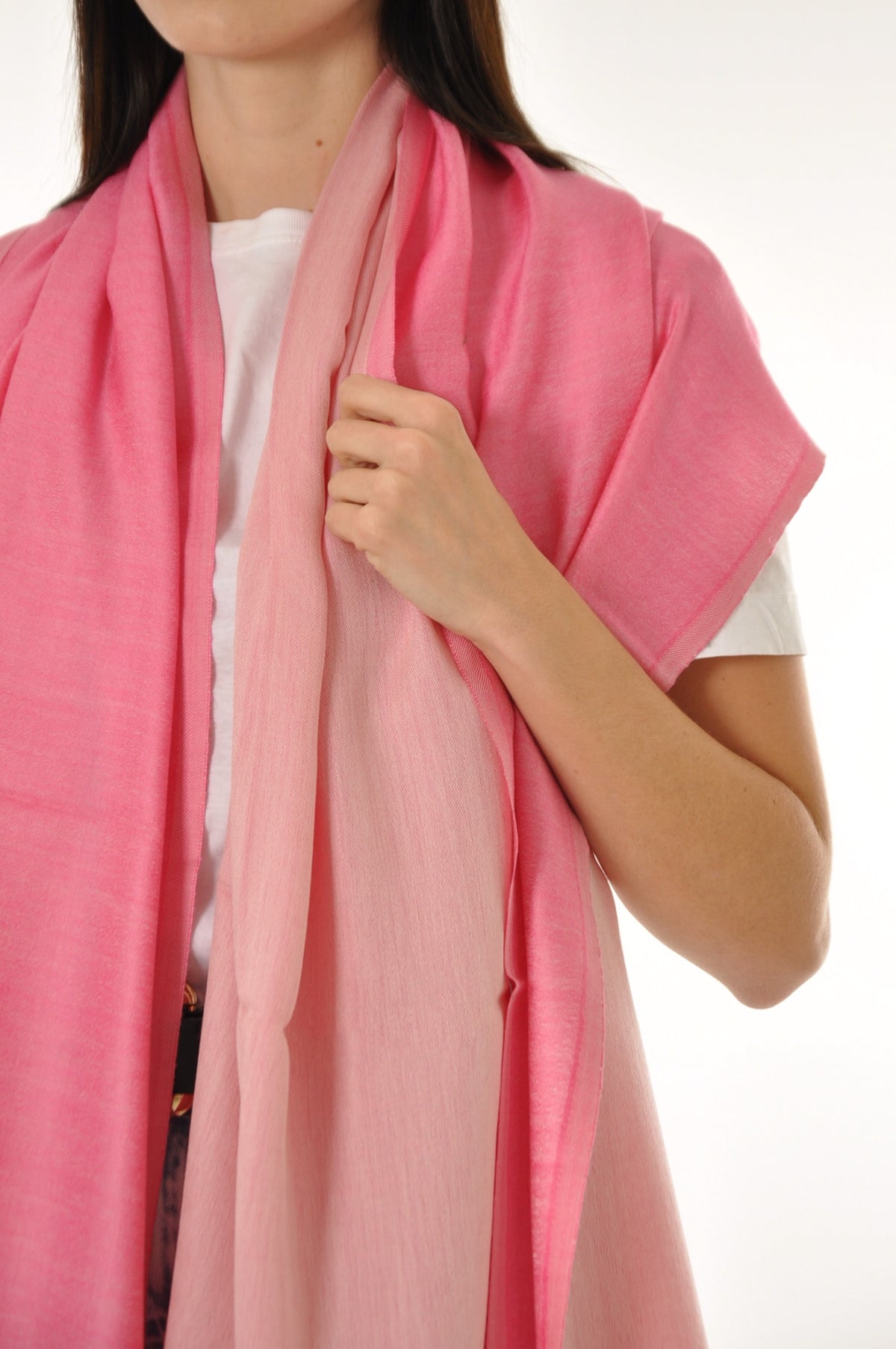 Wool Shawl - Pink