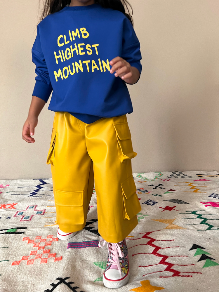 Kids Mustard Pants