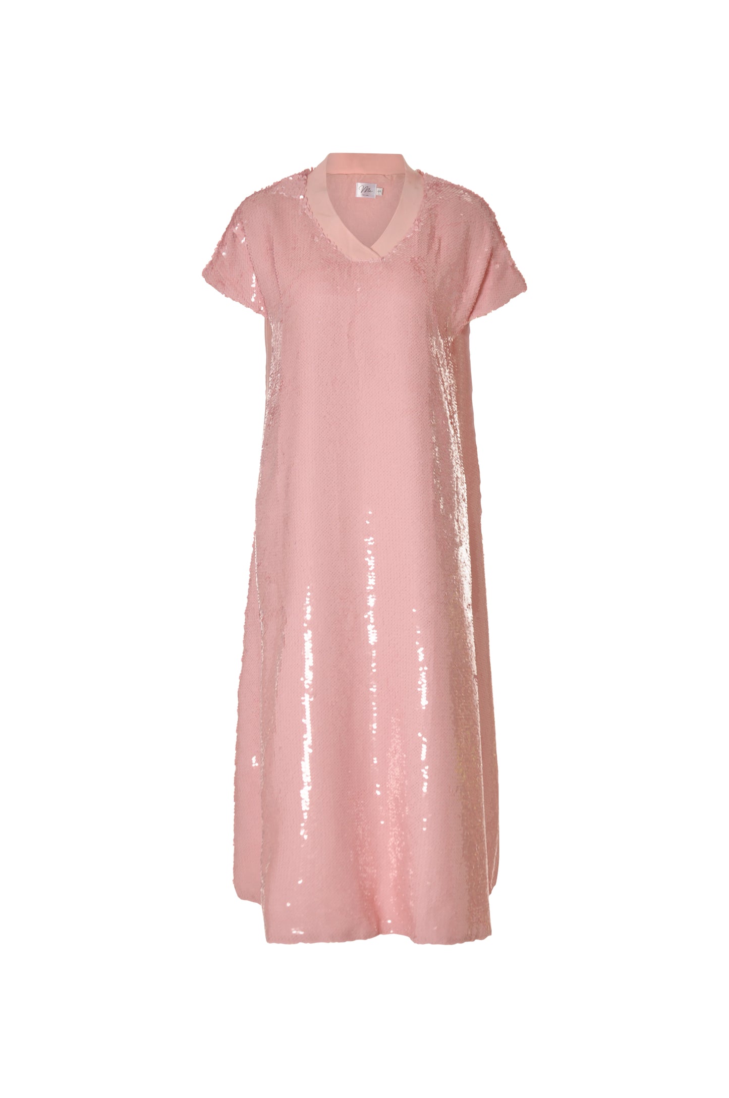 Ladies - Dreamy Pink Sequins Dress