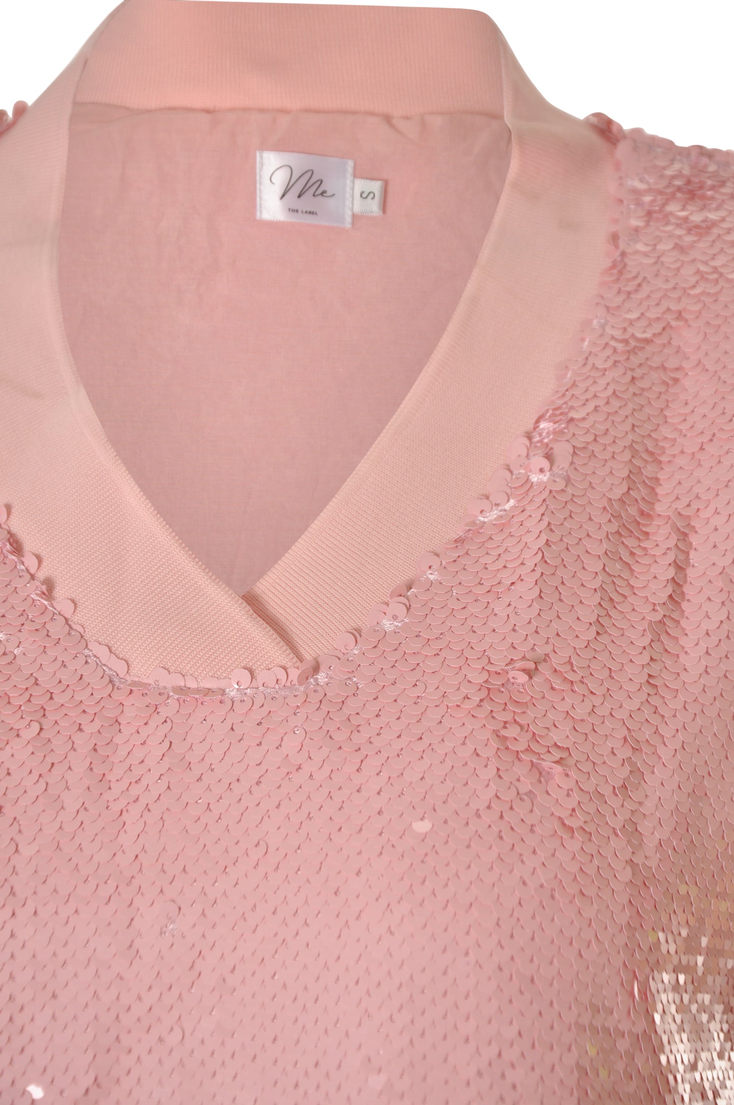 Ladies - Dreamy Pink Sequins Dress