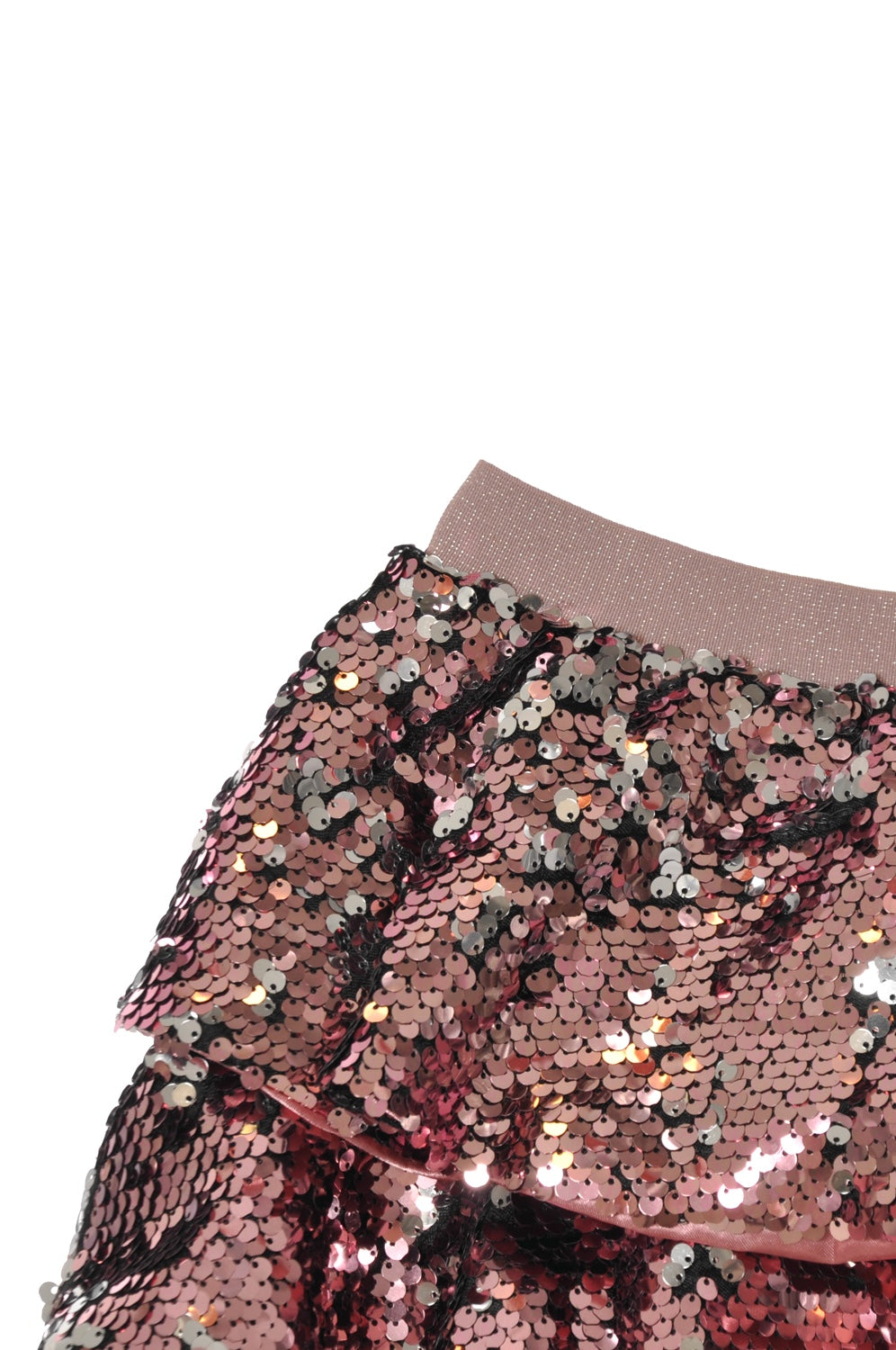 Pink Sequins Skirt