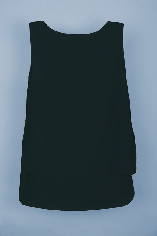 Black Short in Front - Round Edges