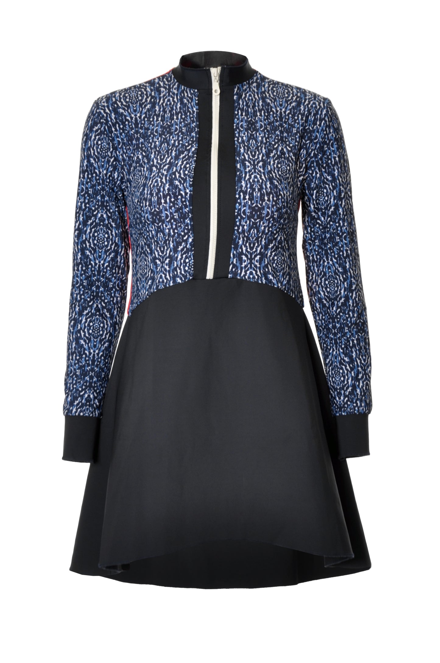 Laguna Swim Top - Blue Waves Print