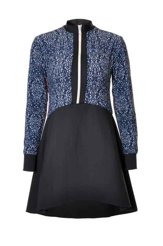 Laguna Swim Top - Blue Waves Print