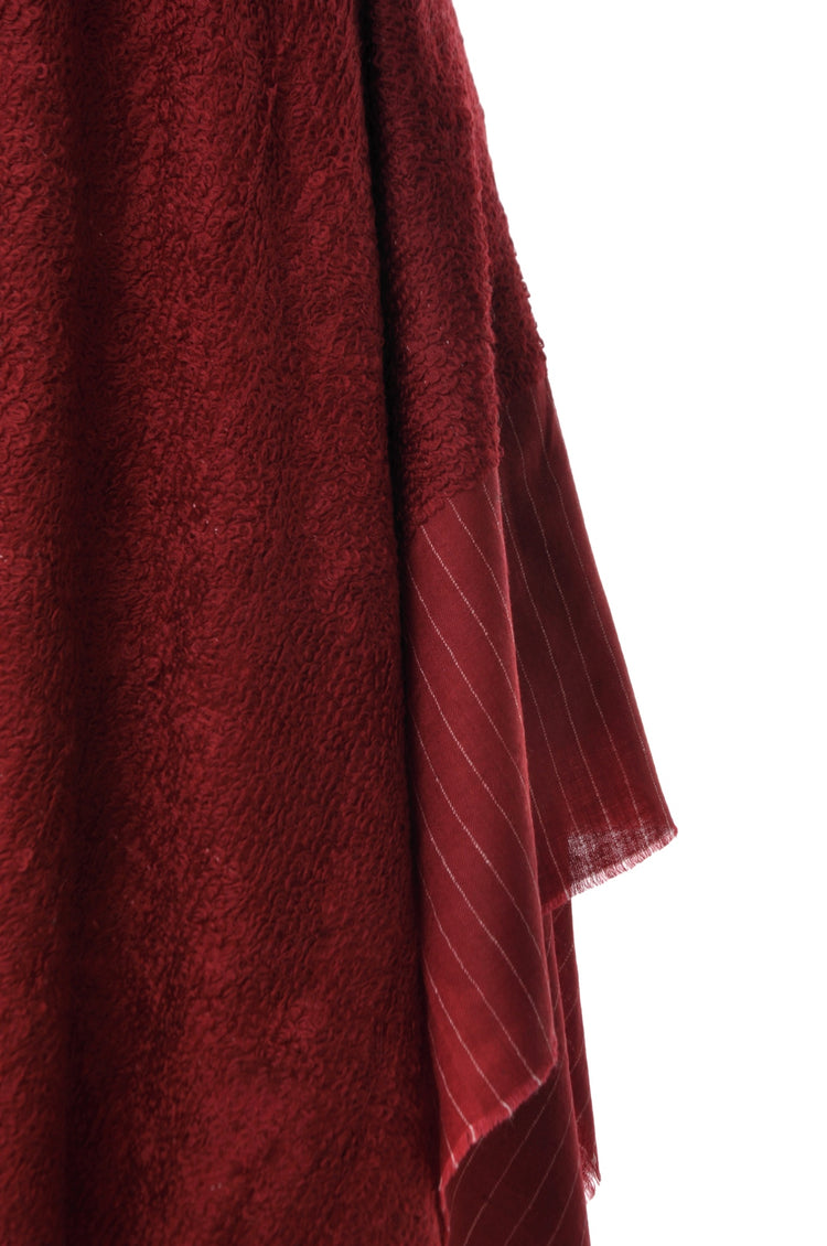 Red Striped Towel Pashmina