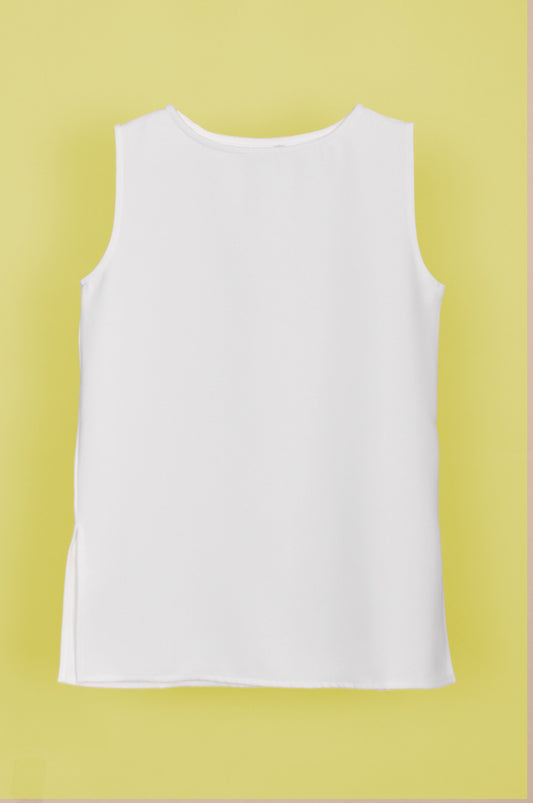 Off White Top - Straight Edges