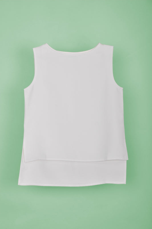 Short in Front - Straight Edges (Textured Fabric)