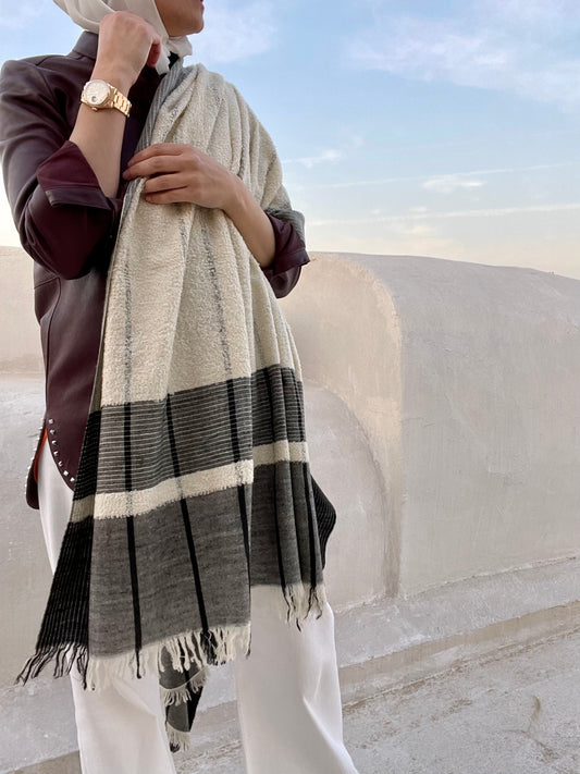 Striped Towel Pashmina